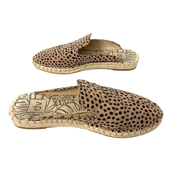 DV by Dolce Vita Elaine Leopard Slip On Espadrille Mules, Women's Size 7.5 - Picture 6 of 11